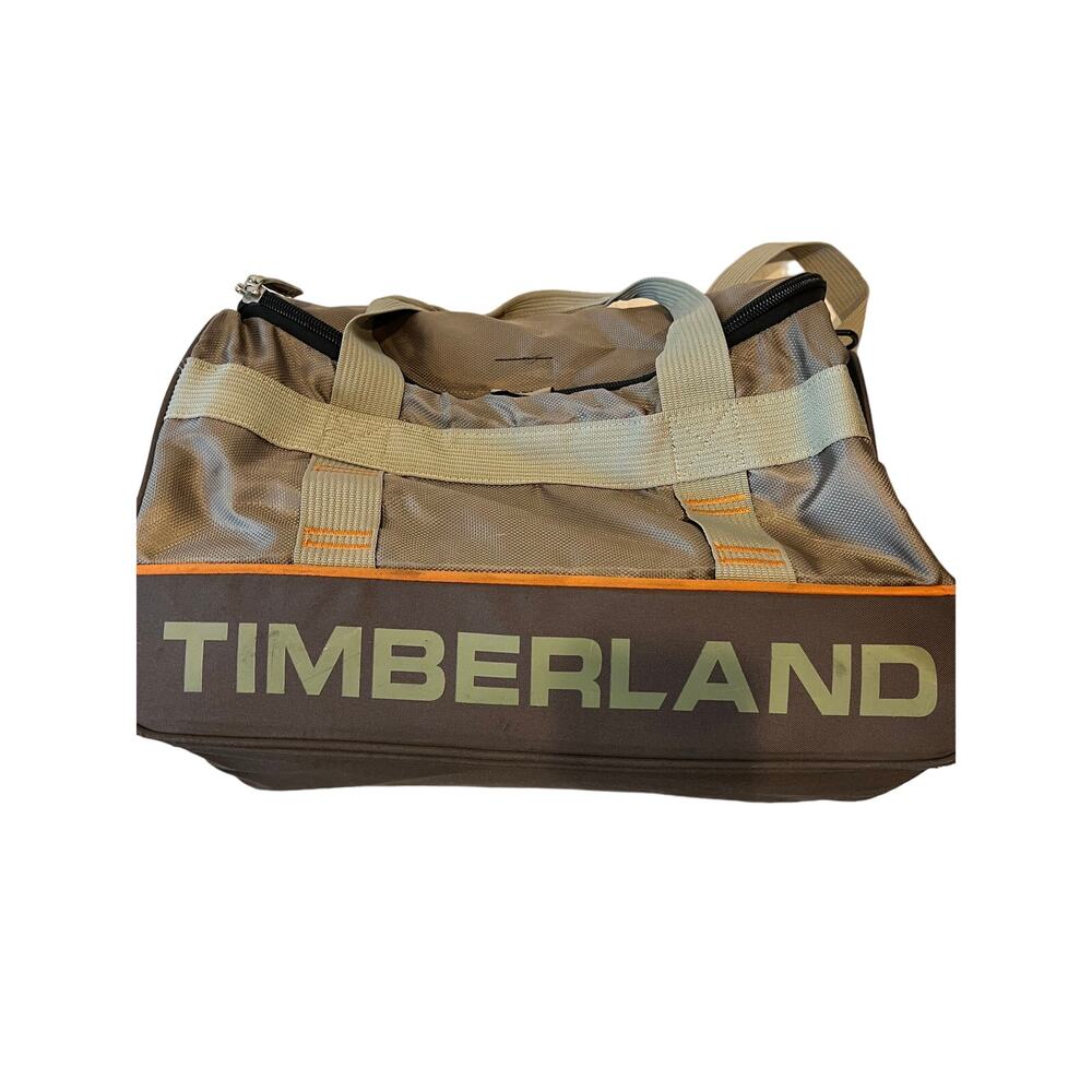 Timberland Brown Overnight Duffel Bag 22x12x12